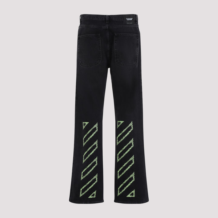 Off White Jeans - Nero | f6140a38a7ea3abc61d71d8d4abc8685ca0ae82a