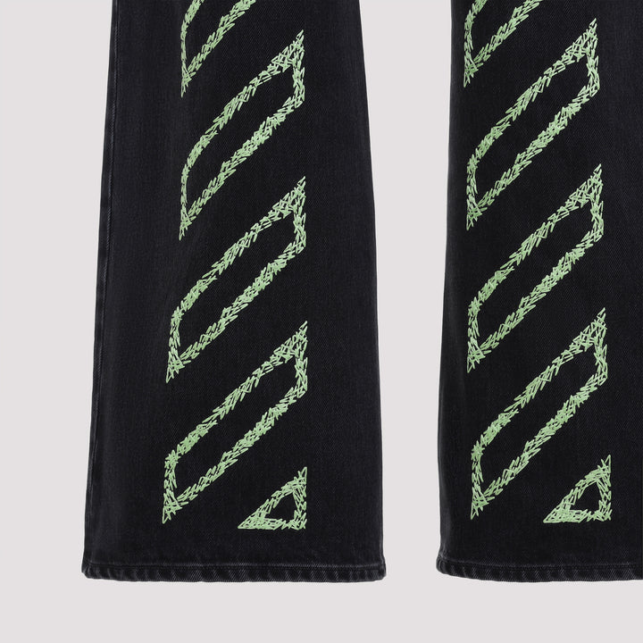 Off White Jeans - Nero | 5e392223d8ad09d8f3d61d00422bbc1a0fa768cd