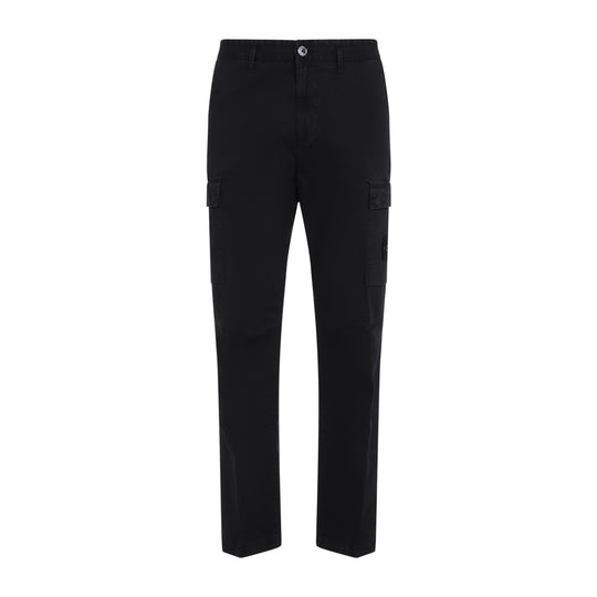 Black Cotton Trousers