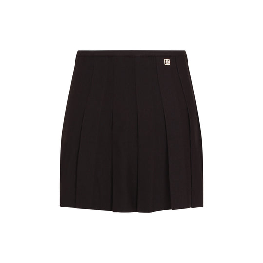 Russet Brown Wool Skirt