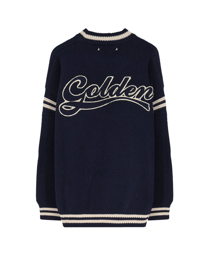 Golden Goose Sweaters - DARK BLUE | f32e5f7c9cce06fbe3d8511e8939d7721da460c4