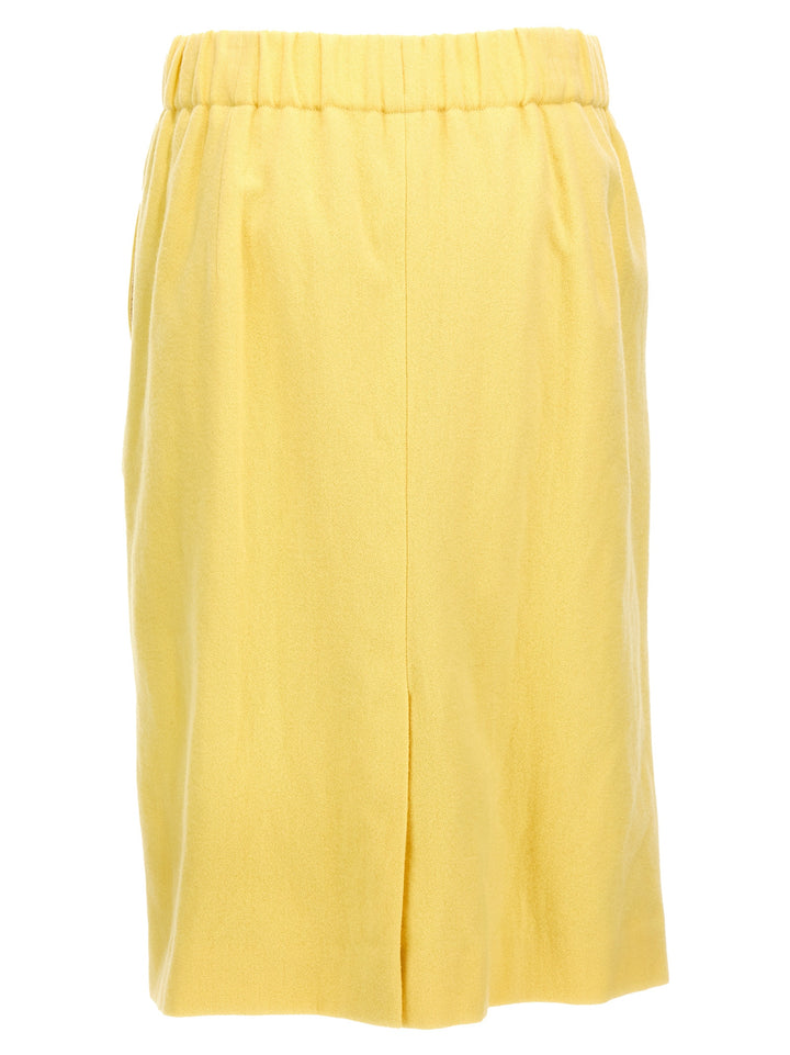 Dries Van Noten  Safya Gonne - Giallo | 9e0349ddcc6fdb040020bdcda24602e8b9bc8c15