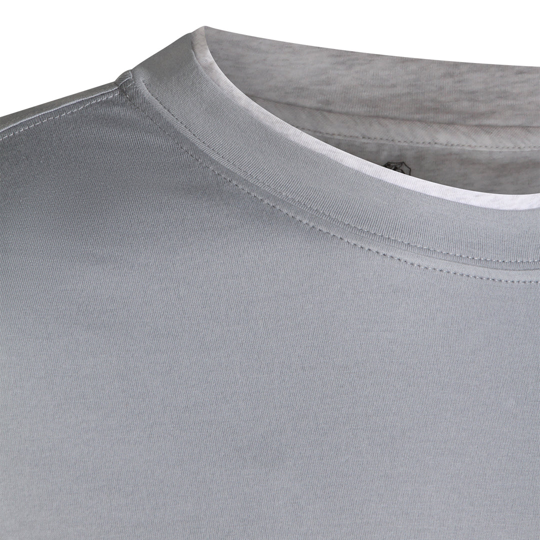 Brunello Cucinelli T-shirts and Polos - Blue and green | de68f1a05931df1733f03dceedab5500c2b03e01