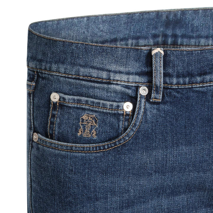 Brunello Cucinelli Jeans - MED BLUE | 6aa2af108cd3d5a7d62e99f73c187acc11ba7db5