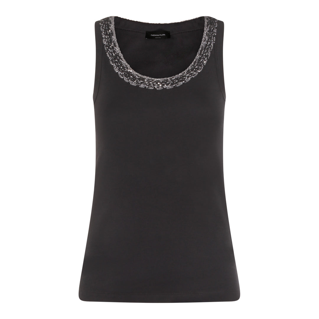 Fabiana Filippi Top - Blue and green | 679657ba49df2cc5a8b8fc14884ba06e6685e8d0