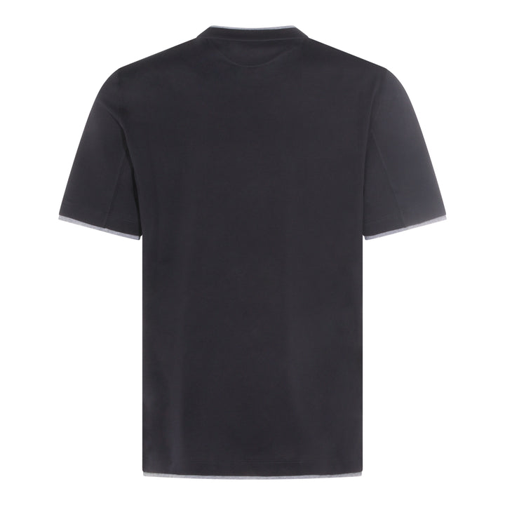 Brunello Cucinelli T-shirts and Polos - Blue and green | 865e6eac946f0e255fa28c4e0328997b942b487e