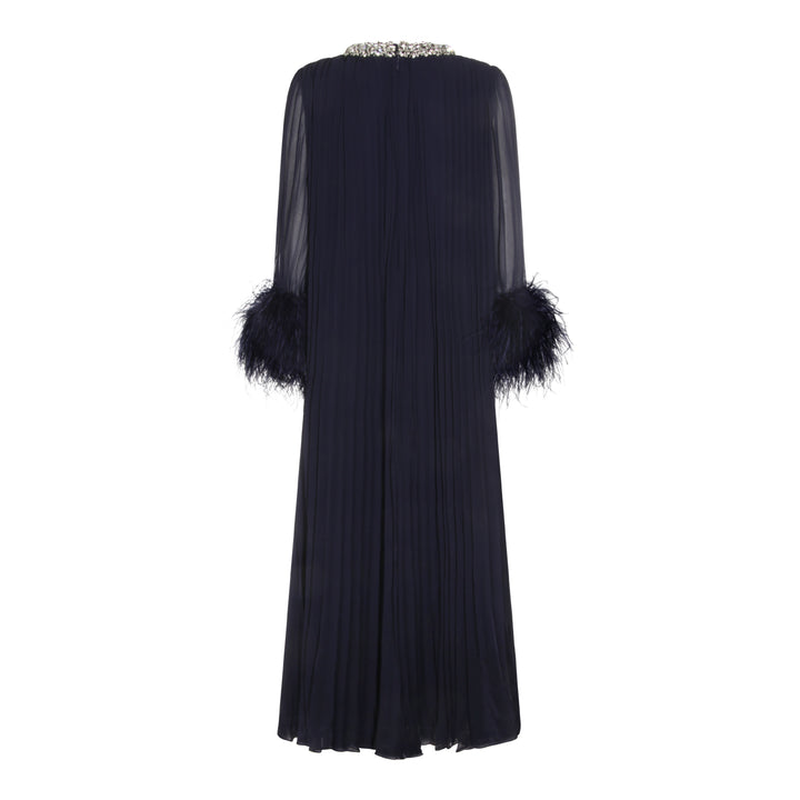 Self-Portrait Dresses - Blue and green | 4b396819833598d274cc2a887767657ec972e7e7