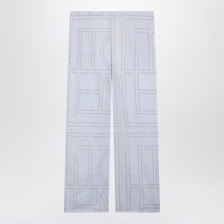 Toteme Pantaloni - Celeste | 50f4852bd6be7f85af621068bb3eee2d7f42c76b