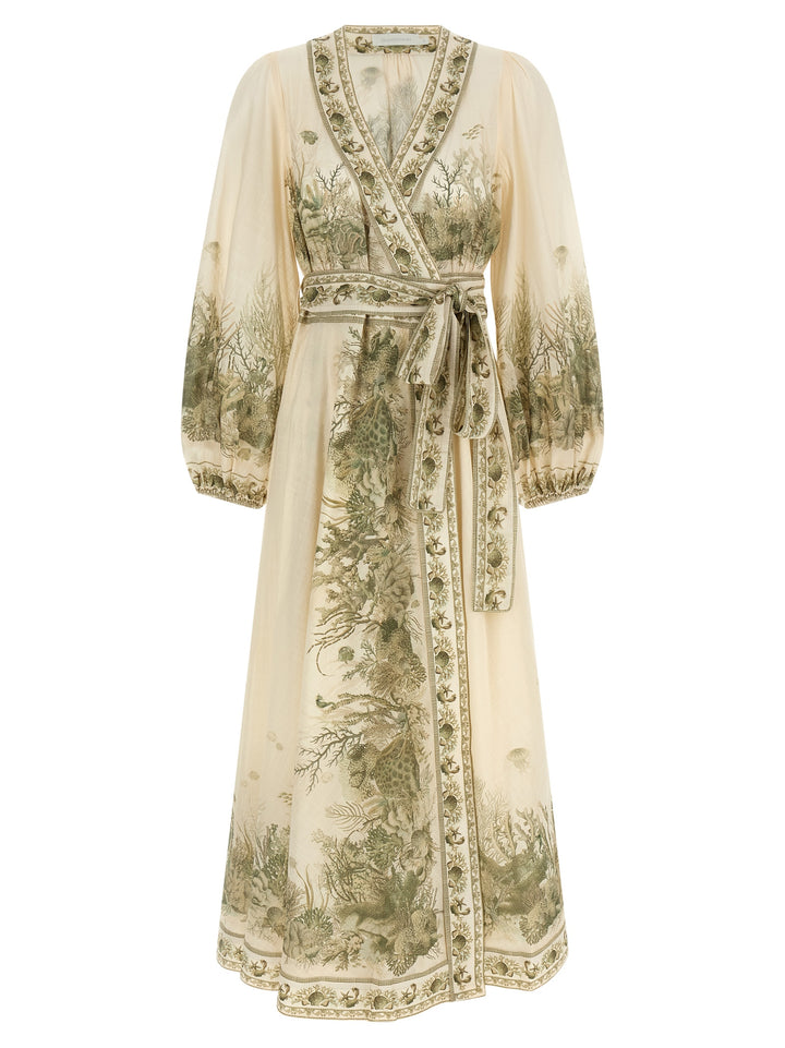 Zimmermann Wanderlust Wrap Midi Abiti - Verde | e9f01102f26231479cbcd2fd6c4c3179e4fe5c03