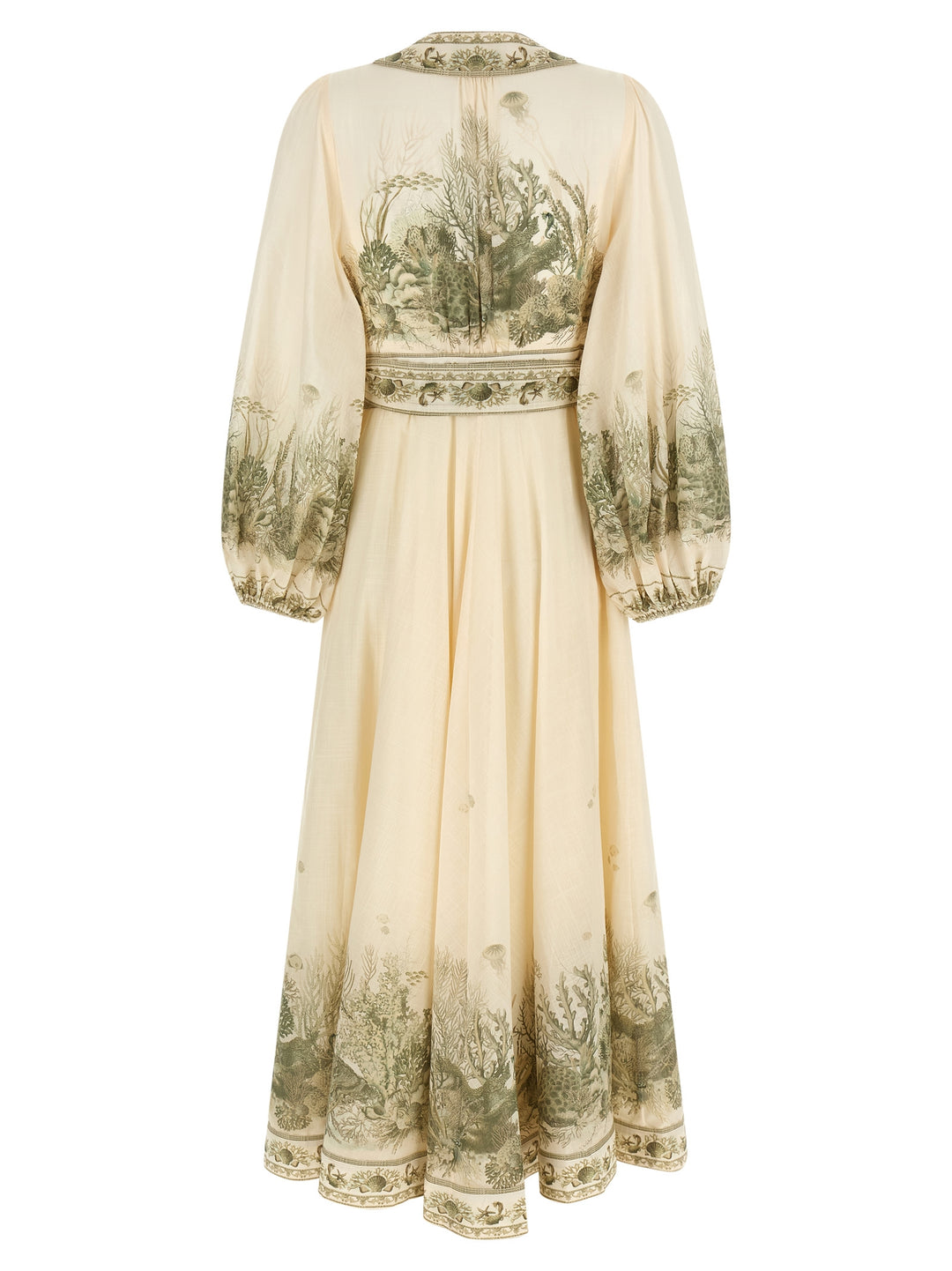 Zimmermann Wanderlust Wrap Midi Abiti - Verde | 10d6c87733cc1dd45e36c42a8d5a414f27badfc4