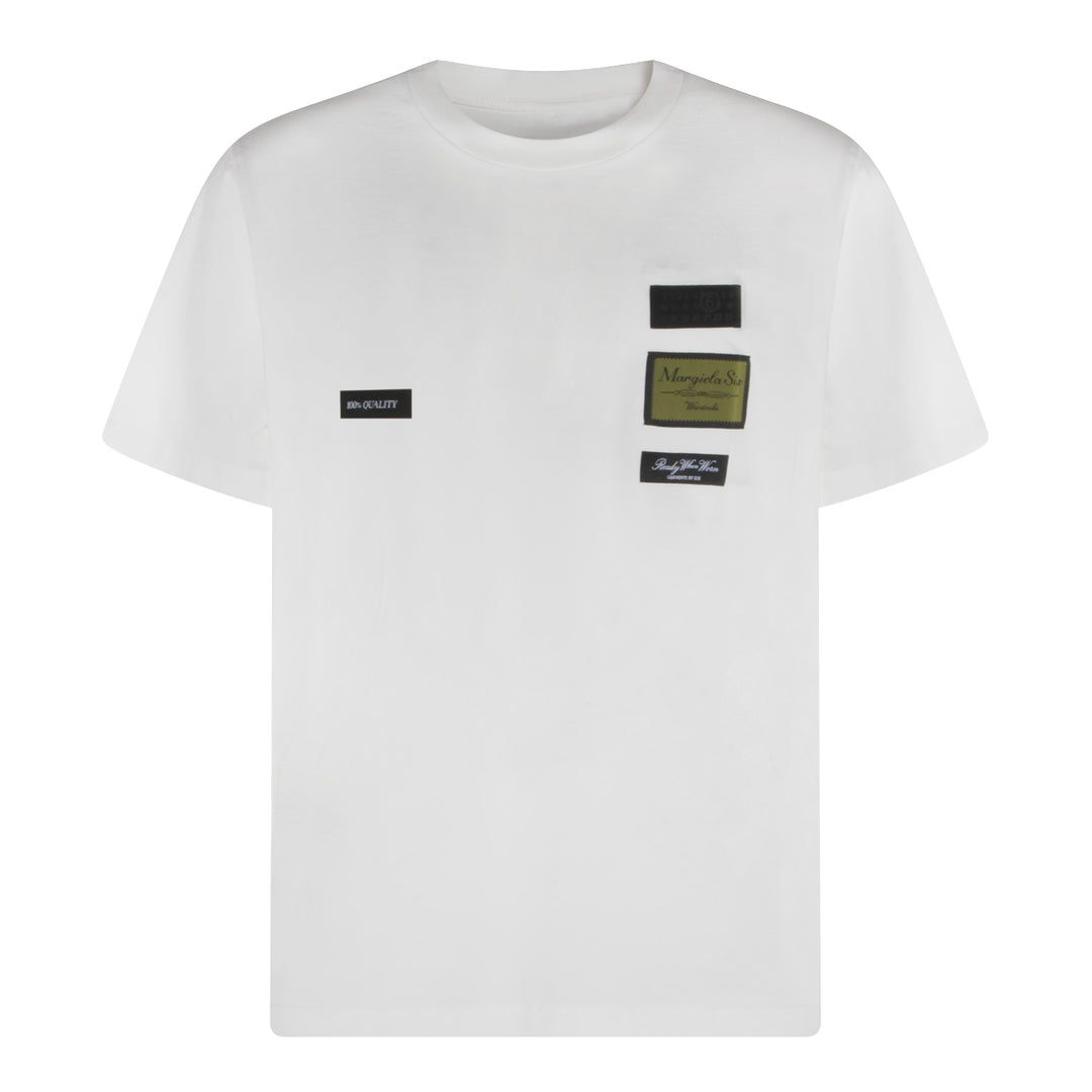 Mm6 Maison Margiela T-shirts and Polos - WHITE | 2b9196a4f67c283134621700c53a3c8917b24f39