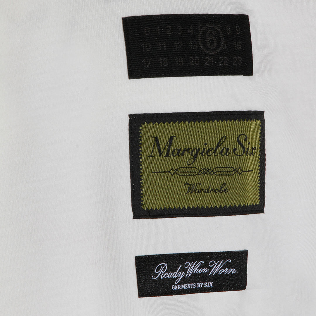 Mm6 Maison Margiela T-shirts and Polos - WHITE | ff5d0090e9834f9e4868ca47230179135eb7824c