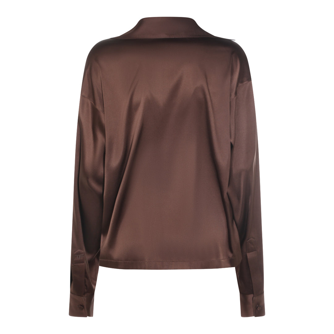 Tom Ford T-shirts and Polos - Marrone | 3fc927dea7bd263ba8b449763527b61f408e5dc1