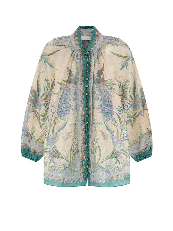Indra Cotton And Silk Shirt