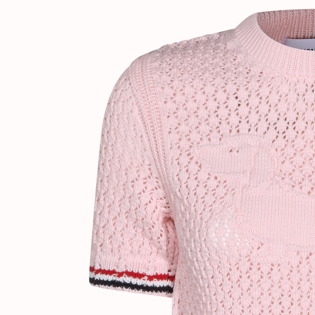 Thom Browne Sweaters - LIGHT PINK | 817b2374ea00d4df62d8bee601c042ab40d410d7