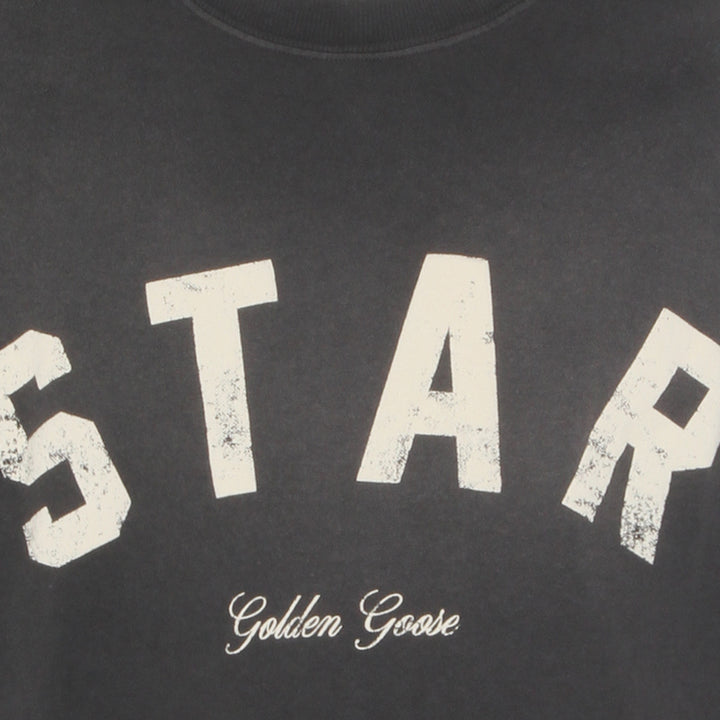 Golden Goose T-shirts and Polos - Charcoal | e21b3c02674886afa1baa29ce13af243e04f3a33