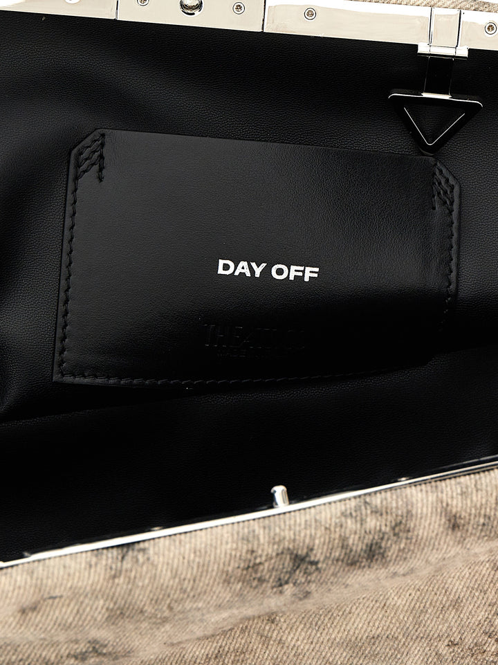 The Attico Day Off Clutch - Grigio | dd73b4c4df72547aef4af4c618f06f04805a03f3