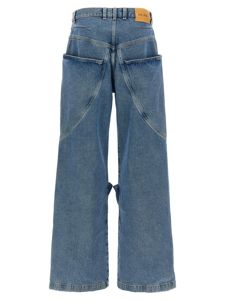 The Attico Maxi Pocket Jeans - Blu | f2775d03e595554a9dd65286e31c4e6a74825919