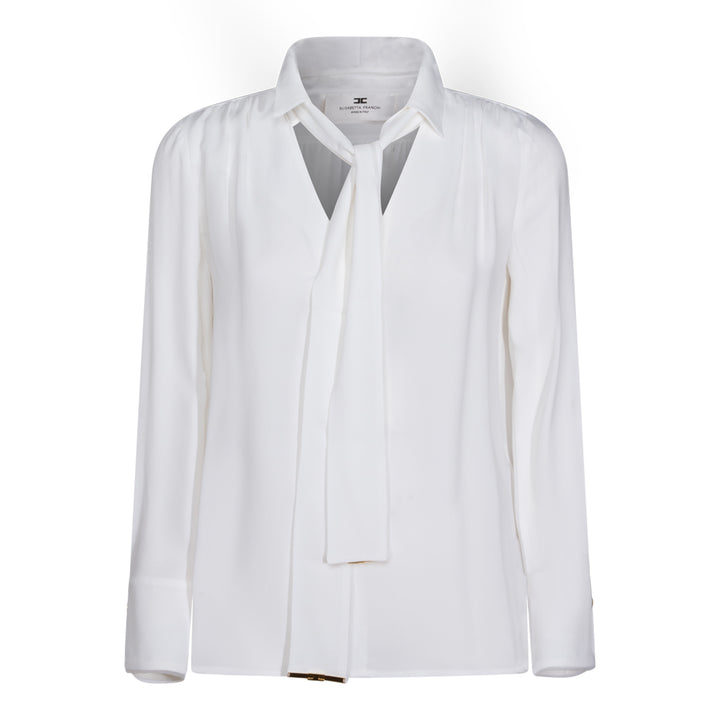 Elisabetta Franchi Shirts - AVORIO | d7d2611350b4ef700d047f40c87d9ad65e18b1f0