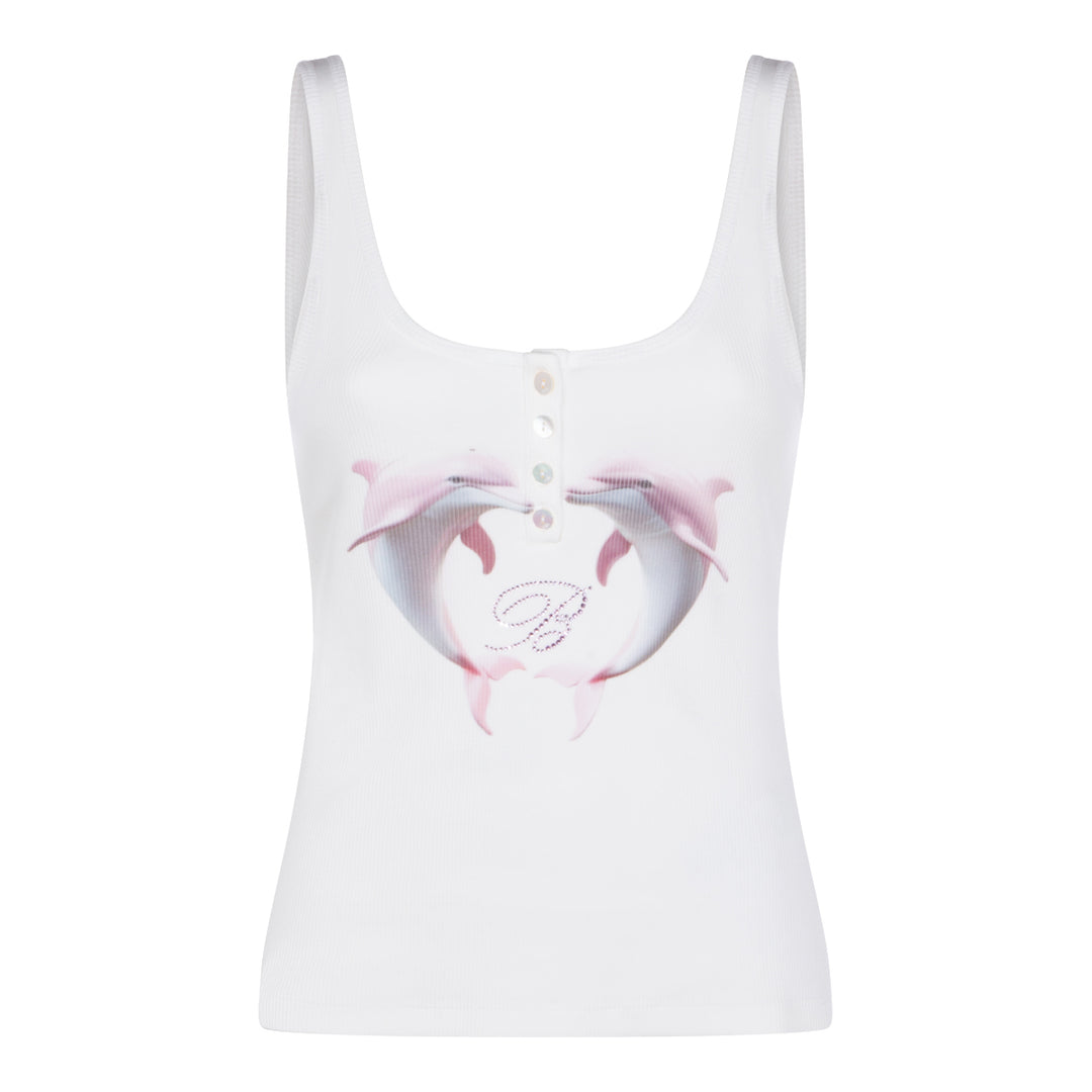 Blumarine Top - NATURAL WHITE | 819276b08321443f1f63b8d0ef65511bed184632