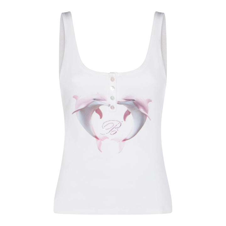 Blumarine Top - NATURAL WHITE | 819276b08321443f1f63b8d0ef65511bed184632
