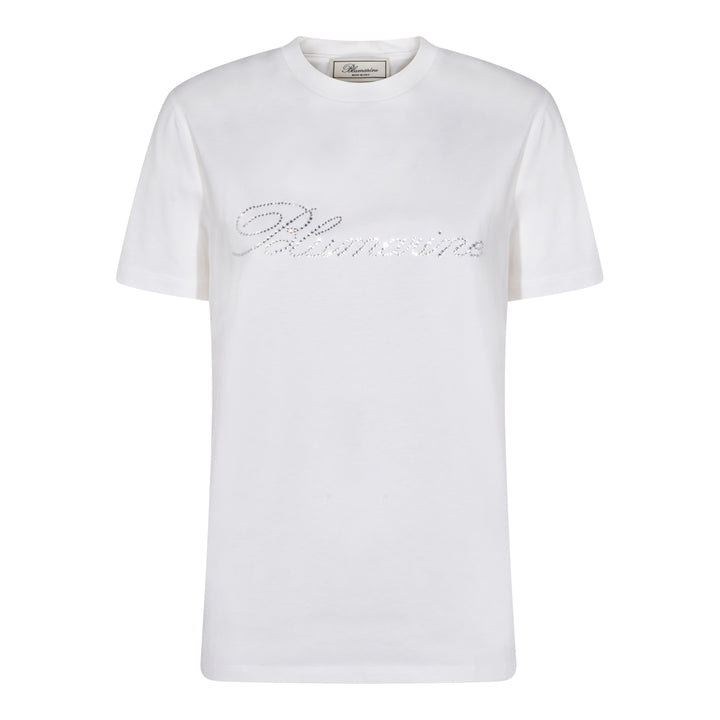 Blumarine T-shirts and Polos - NATURAL WHITE/CRYSTA | d7353cf5c7bc0da44cd4a421305d79fa2dc7c88d
