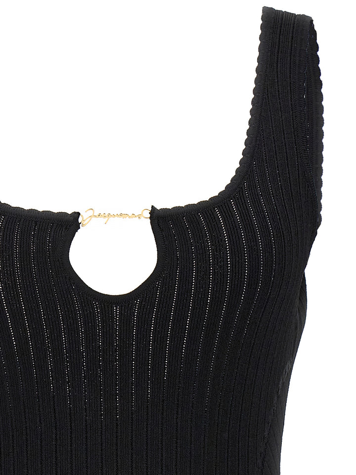 Jacquemus La Mini Robe Sierra Abiti - Nero | 3f7e295adc7de130ef7185d15af145353717fdf0