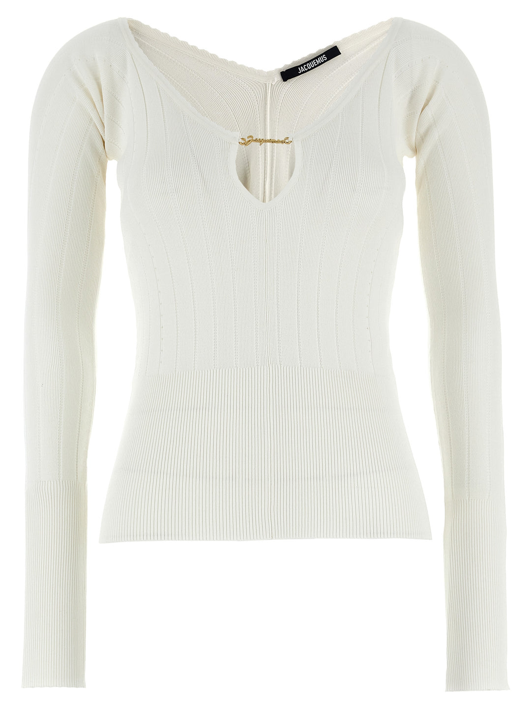 Jacquemus Le Haut Pralù Top - Bianco | 81b1e3dbc004207a65fa019471e9874f4099e473