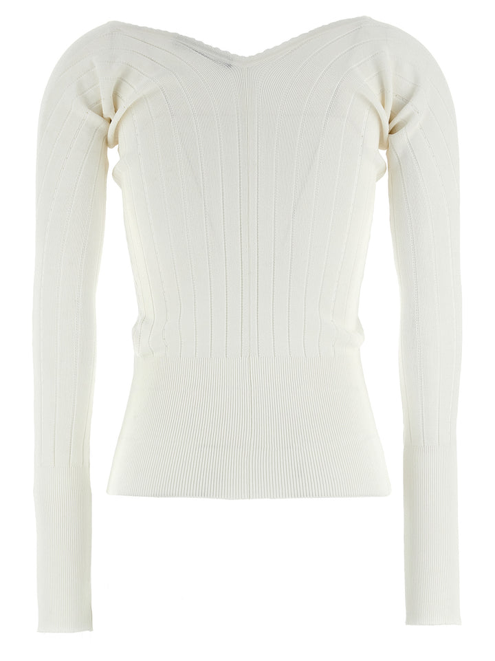 Jacquemus Le Haut Pralù Top - Bianco | 1098d26cdc80a08e5fec00dd51b8b7a8f225fdc2