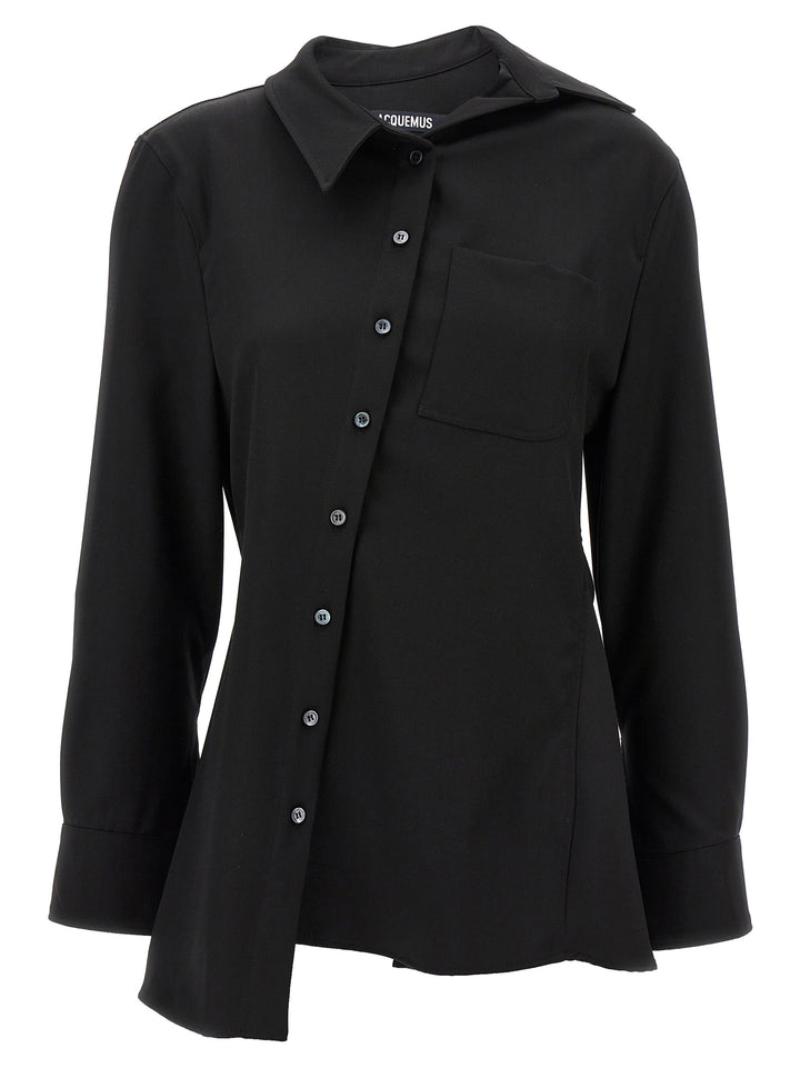 Jacquemus La Chemise Pablo Camicie - Nero | 2e656f0ccfad8a5592a5e391d4d164513565713f