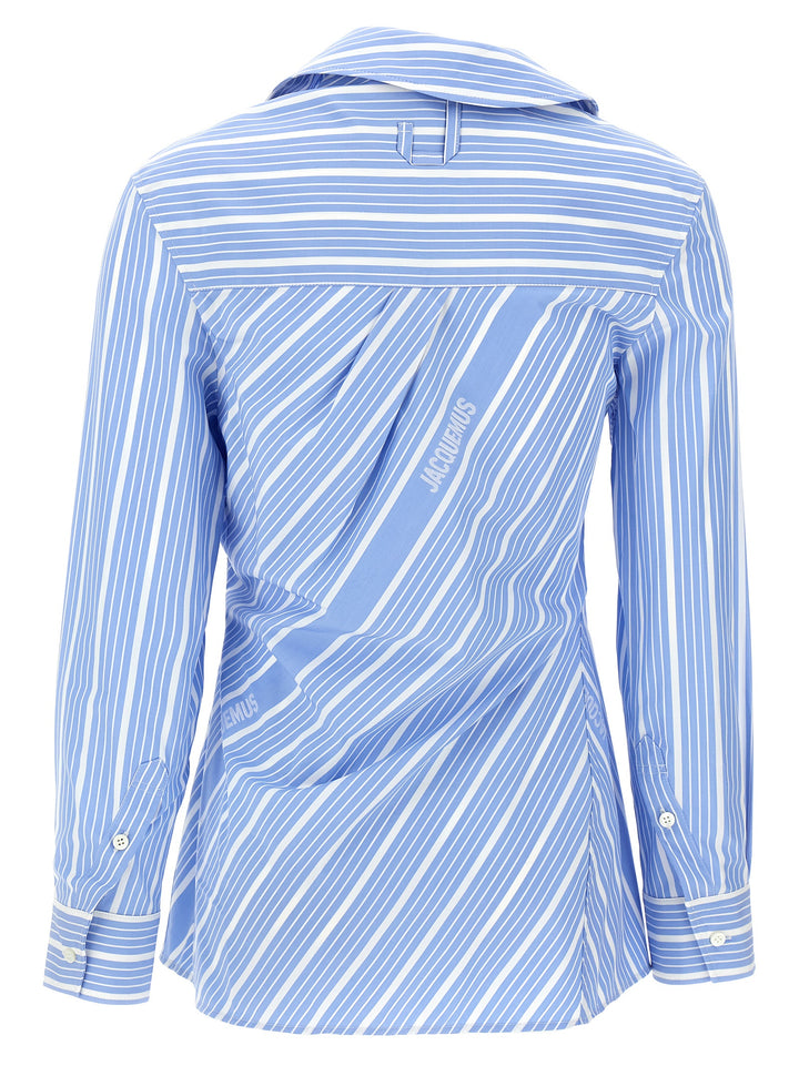 Jacquemus La Chemise Pablo Camicie - Celeste | 1e4351d1d4688acee048f6984e5aa885eab34ace