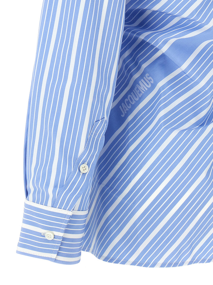 Jacquemus La Chemise Pablo Camicie - Celeste | fcd6545d049c8034ece1a9f333092173f3c5ebba