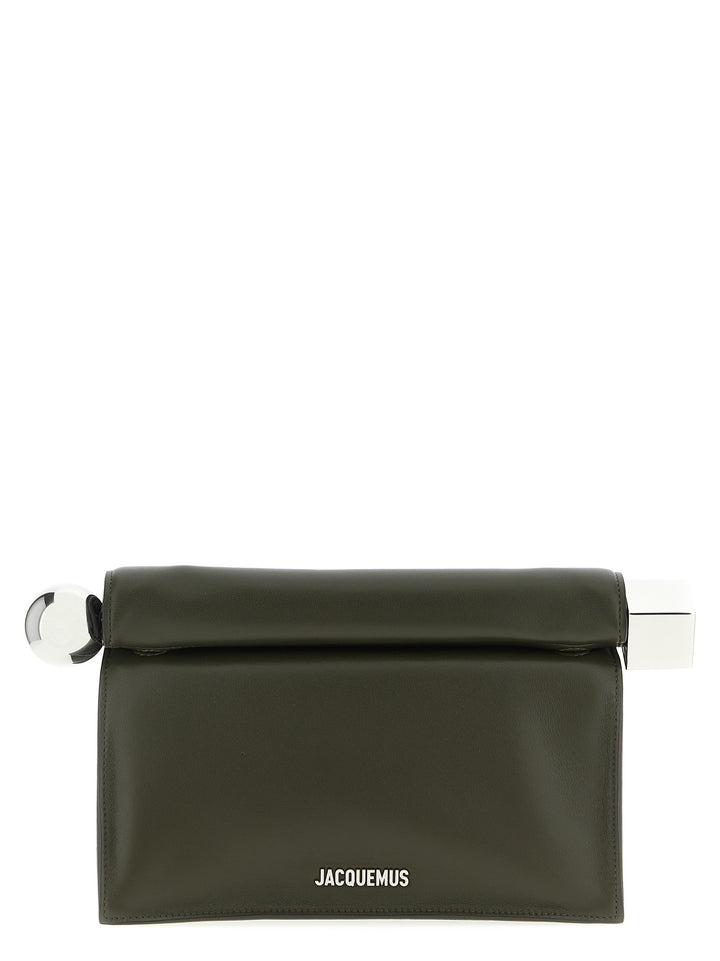 Jacquemus La Pochette Rond Carré Clutch - Verde | a50c5b11d2941282118636e6d575ea538221389d