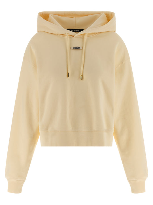 Le Hoodie Gros Grain Felpe Beige
