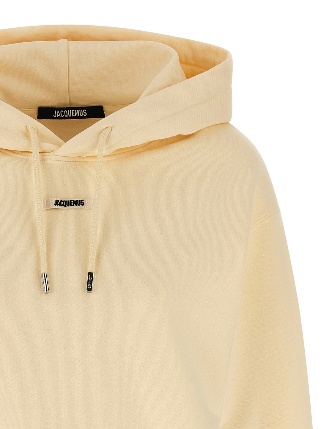 Jacquemus Le Hoodie Gros-Grain Felpe - Beige | aa41343642073e5c3c1bdc33d732934a8426257a