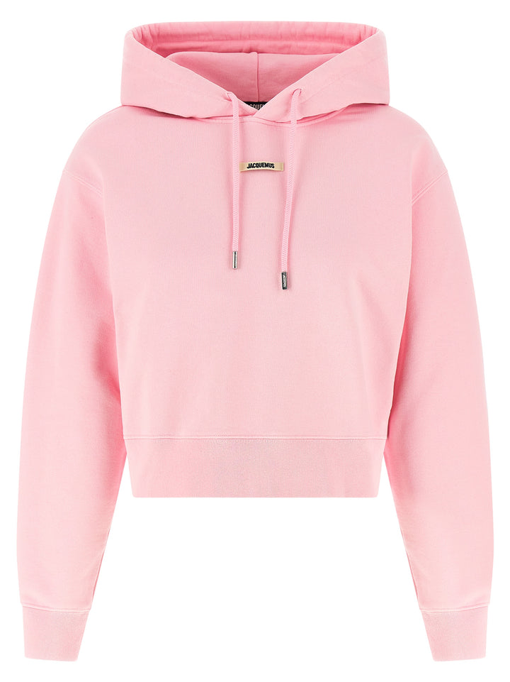 Jacquemus Le Hoodie Gros-Grain Felpe - Rosa | 1d7c468b9c98a4089317ac10cf8d8c4dda526f1c