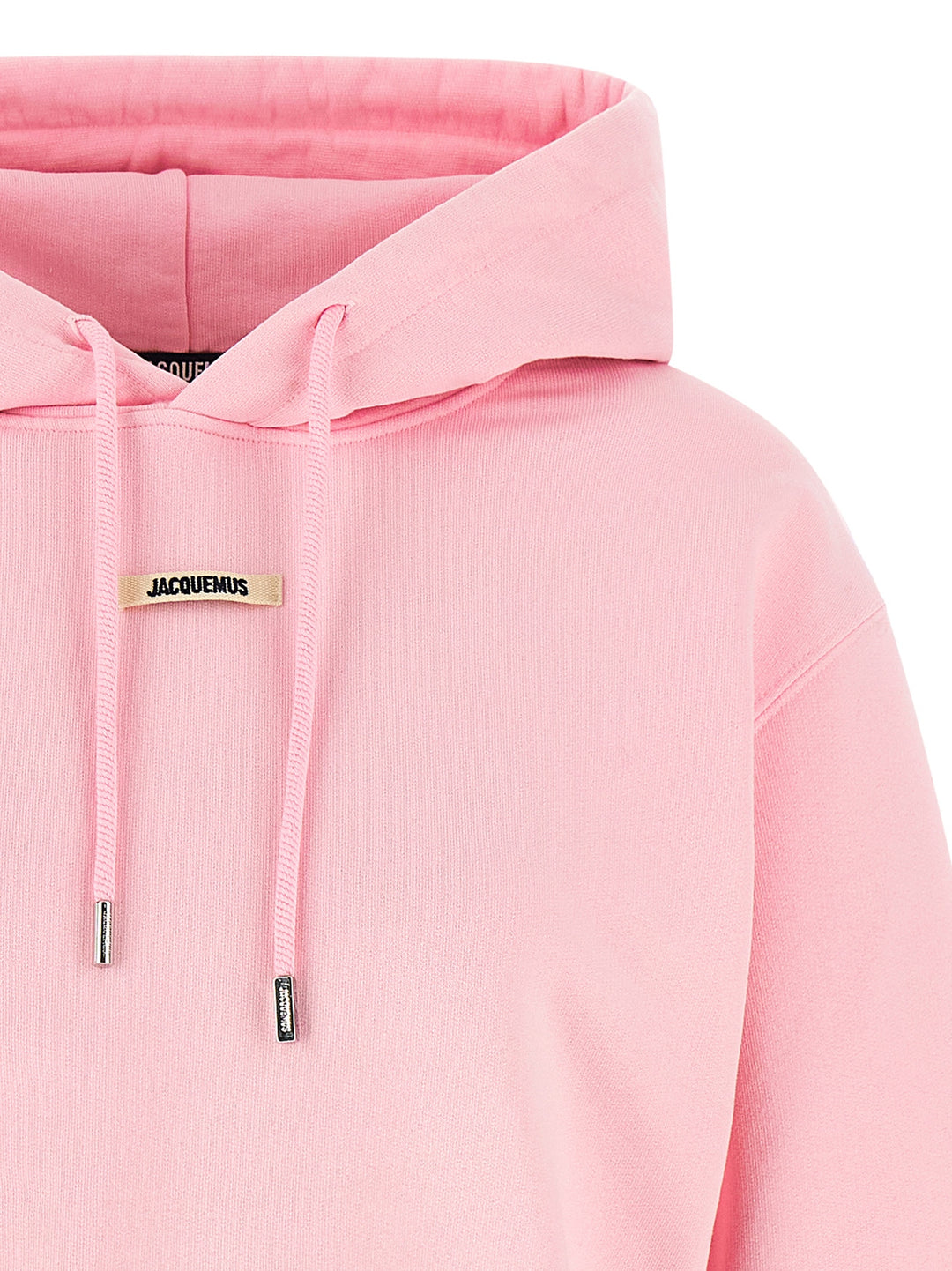 Jacquemus Le Hoodie Gros-Grain Felpe - Rosa | 51dc29a60f8480cbb9644c7a316982fd569c0d36