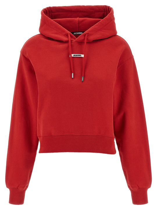 Le Hoodie Gros-Grain Felpe Rosso