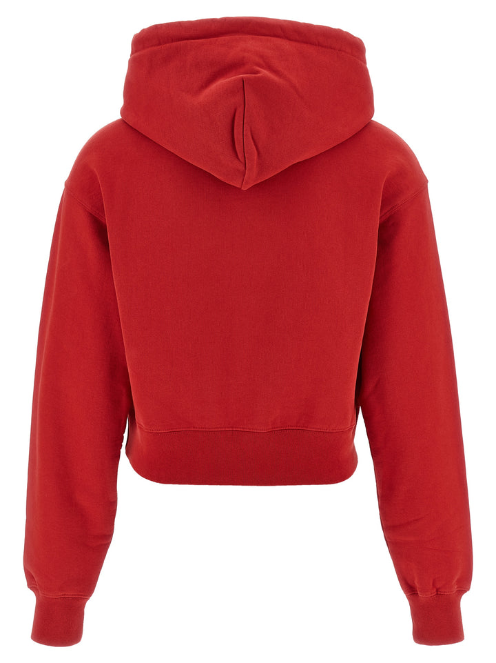 Jacquemus Le Hoodie Gros-Grain Felpe - Rosso | 44d32dd84102cd862a4aa1d90efcfbf853362020