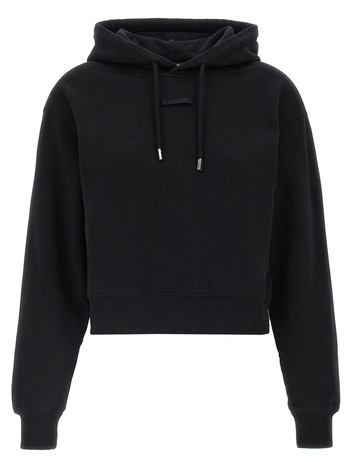 Jacquemus Le Hoodie Gros-Grain Felpe - Nero | 20af4ed9fe4dbf8e526e528f0d0009e149b99607