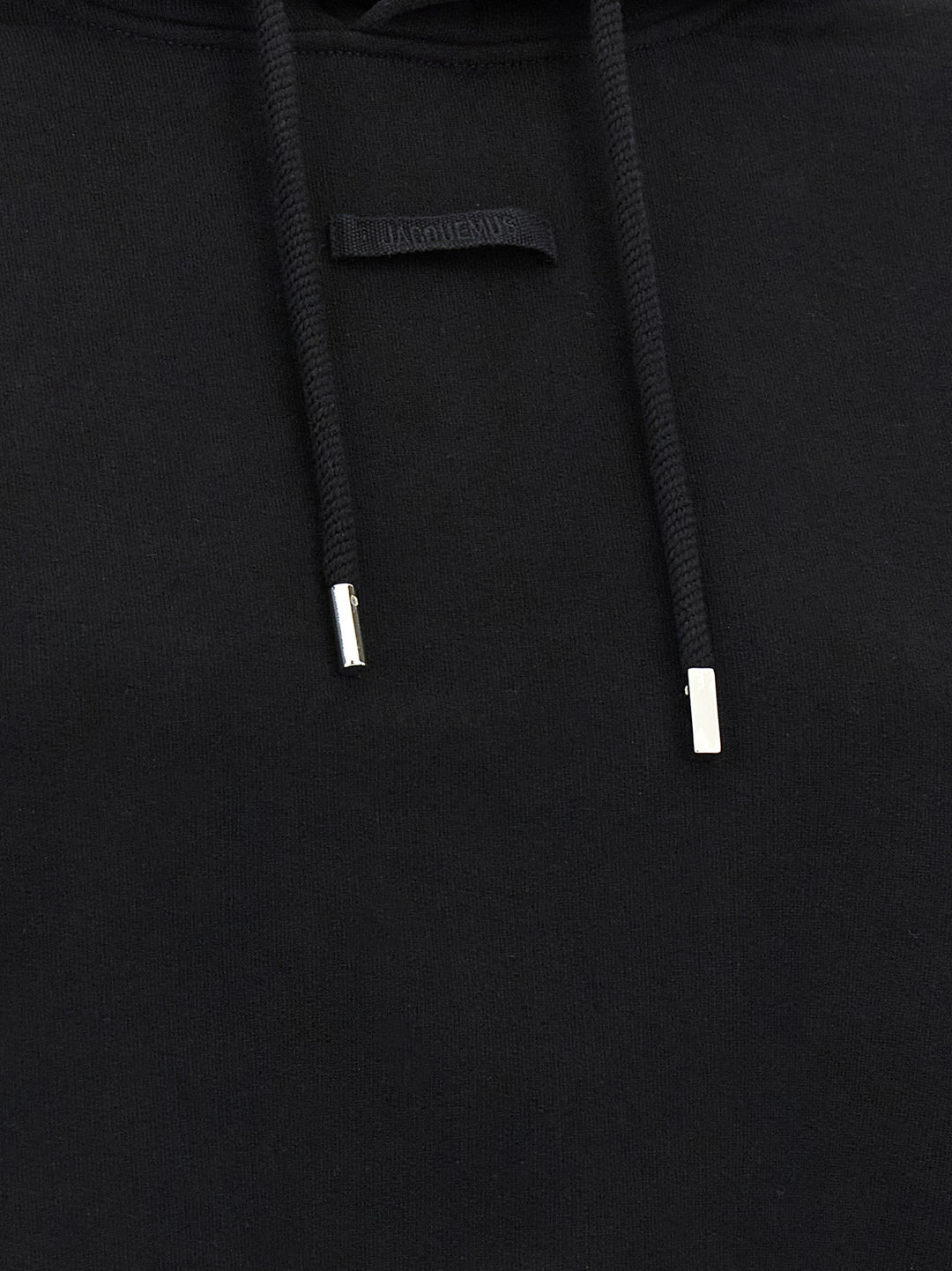 Jacquemus Le Hoodie Gros-Grain Felpe - Nero | 8b0c92d1ca7e54cf2bd49f1ebb1693bbc3380e78