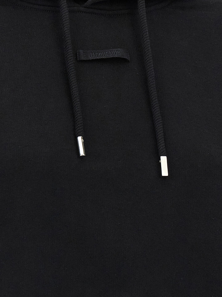 Jacquemus Le Hoodie Gros-Grain Felpe - Nero | 8b0c92d1ca7e54cf2bd49f1ebb1693bbc3380e78