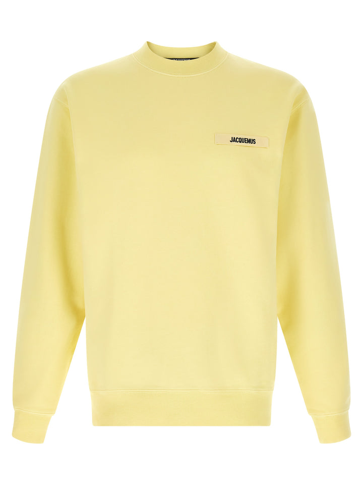 Jacquemus Le  Gros Grain Felpe - Giallo | df6a356dd3295693b78a9a9fd151aa546cc920bb