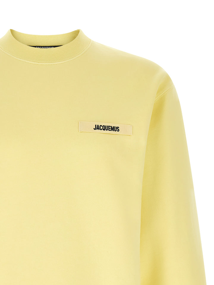 Jacquemus Le  Gros Grain Felpe - Giallo | bf4e86b88ba037f72b1c9c004b01970c7574043f