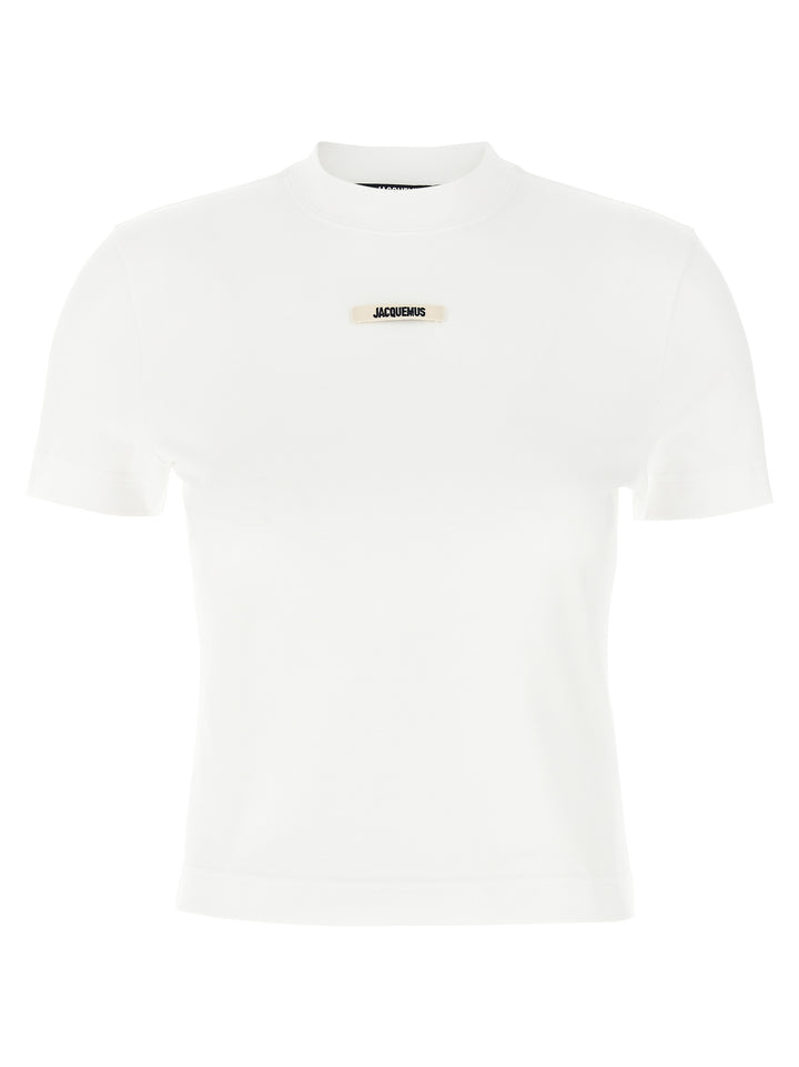 Jacquemus Le  Gros-Grain T shirt - Bianco | 65f2f10ef463407fe9cc0643beb2efa77235c404