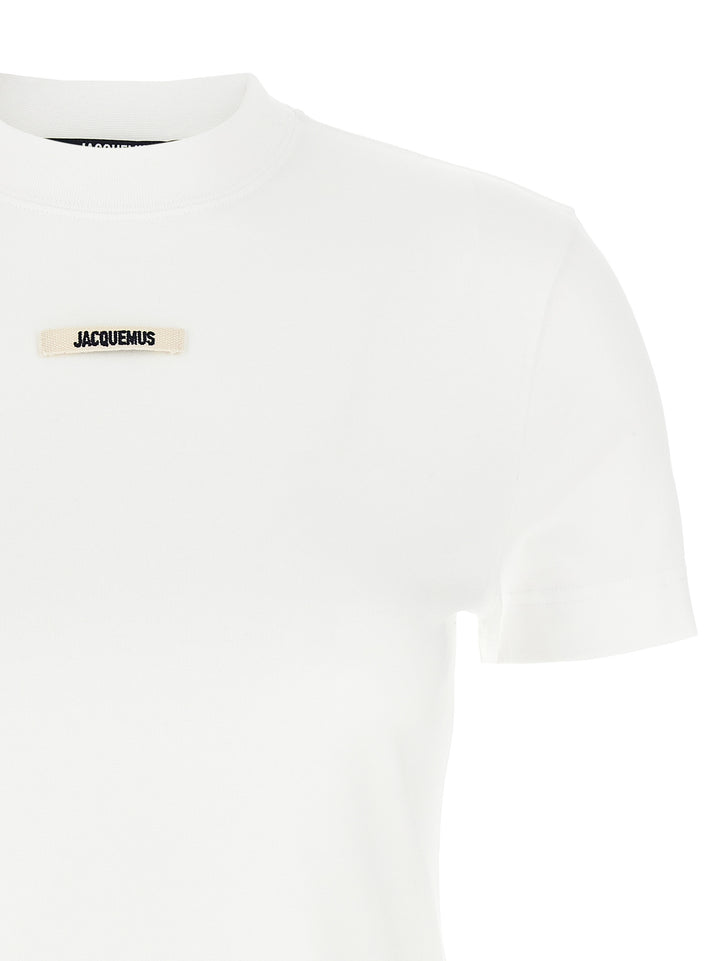 Jacquemus Le  Gros-Grain T shirt - Bianco | 72d00ffbbc29ce6c643467c1e2f2bce998c671e1