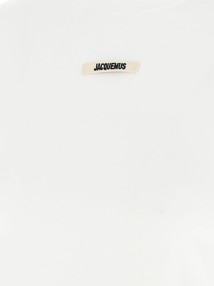 Jacquemus Le  Gros-Grain T shirt - Bianco | 67f2246df2829d928b3fb3e8cdcb04449c0ef5f7