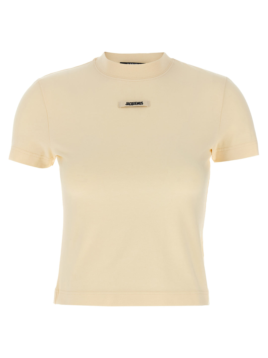 Jacquemus Le  Gros-Grain T shirt - Beige | 60e6cccadedb6c8d786762c429d5890c150eb94f