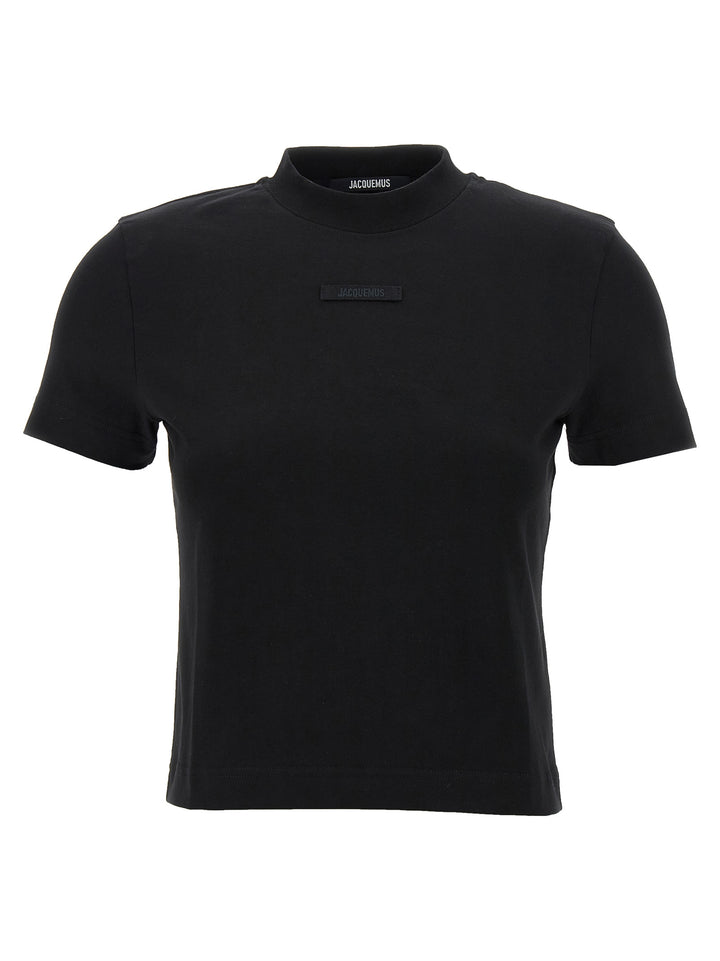 Jacquemus Le  Gros-Grain T shirt - Nero | 6c3727c8aefbb39a1dd5d0fbb30c65ddf6d0e10e