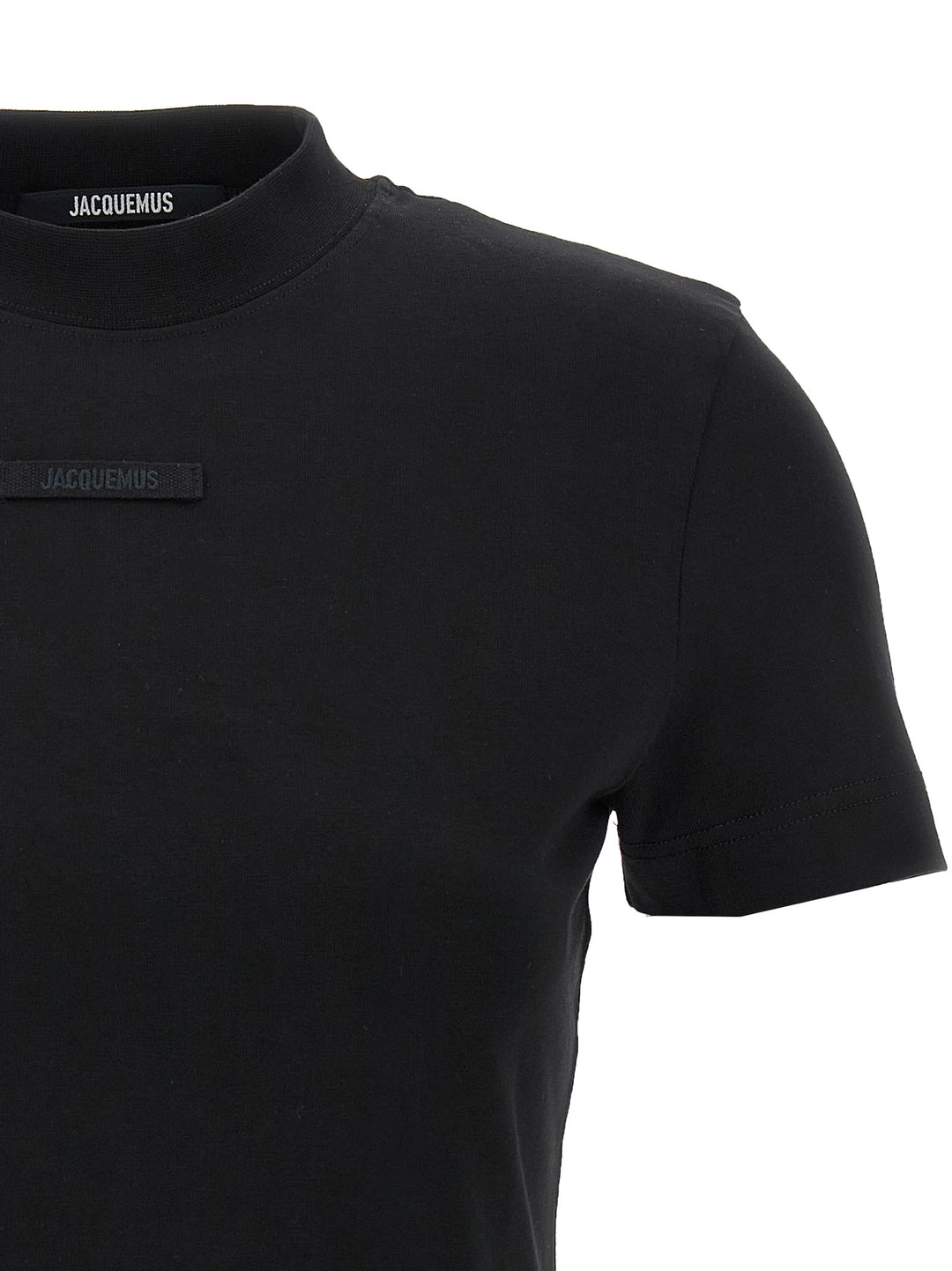Jacquemus Le  Gros-Grain T shirt - Nero | 23d35d897871af6bc1294ea3d781df8990c06abf